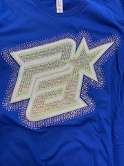 Neon Green Glitter/Bling PA Royal Shirt